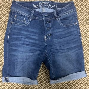 Wallflower denim shorts